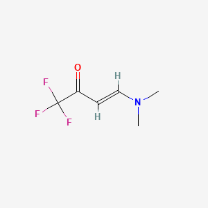 Chemical structure of (E)-4-(diMethylaMino)-1,1,1-trifluorobut-3-en-2-one