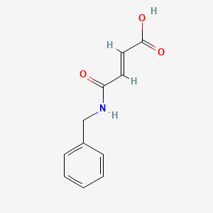 Chemical structure of (E)-4-(Benzylamino)-4-oxobut-2-enoic acid