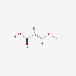Chemical structure of (E)-3-Methoxyacrylic acid