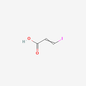 Chemical structure of (E)-3-Iodoacrylic acid