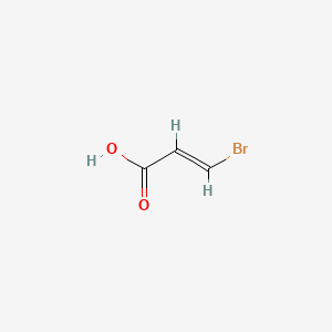 Chemical structure of (E)-3-Bromoacrylic Acid