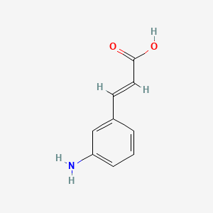 Chemical structure of (E)-3-Aminocinnamic Acid