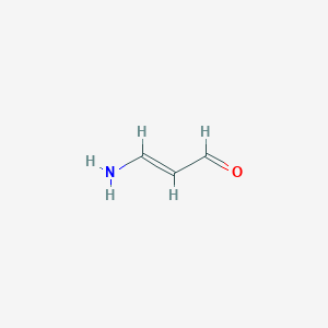 Chemical structure of (E)-3-Aminoacrylaldehyde