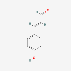 Chemical structure of 4-Hydroxycinnamaldehyde