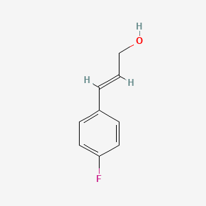 Chemical structure of (E)-3-(4-Fluorophenyl)prop-2-en-1-ol