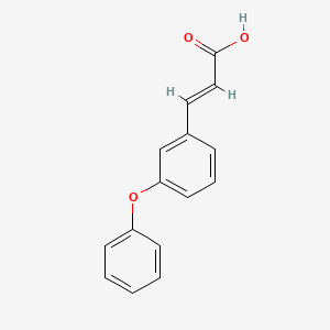 Chemical structure of 3-Phenoxycinnamic acid
