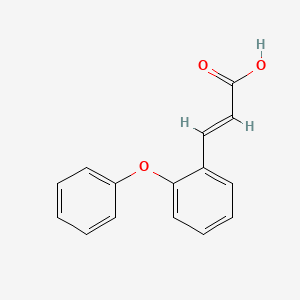 Chemical structure of 3-(2-Phenoxyphenyl)acrylic acid