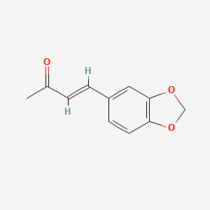 Chemical structure of (E)-3-(2,3-Dihydrobenzofuran-5-yl)acrylic acid