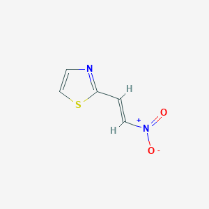 Chemical structure of (E)-2-(2-Nitrovinyl)thiazole