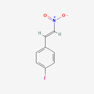 Chemical structure of (E)-1-Fluoro-4-(2-nitrovinyl)benzene