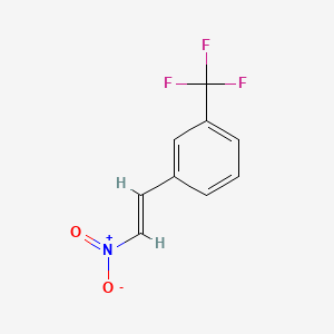 Chemical structure of (E)-1-(2-Nitrovinyl)-3-(trifluoromethyl)benzene