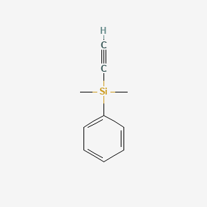 Chemical structure of (Dimethylphenylsilyl)acetylene