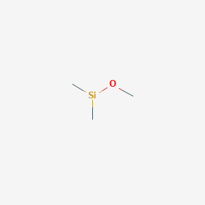 Chemical structure of (Cyclohexyl)dimethylmethoxysilane