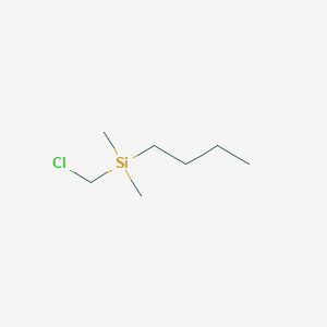 Chemical structure of (Chloromethyl)dimethylbutylsilane