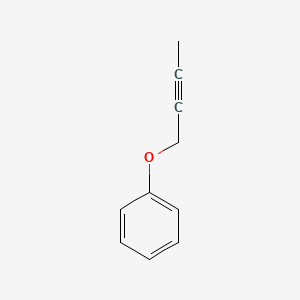 Chemical structure of But-2-ynyloxybenzene