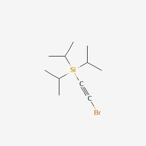 Chemical structure of (Bromoethynyl)triisopropylsilane