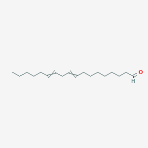Chemical structure of Octadeca-9,12-dienal