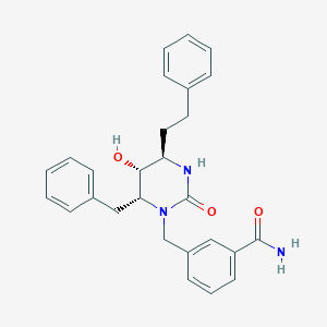 Chemical structure of (9R)-6'-Methoxycinchonan-9-yl phenylcarbamate