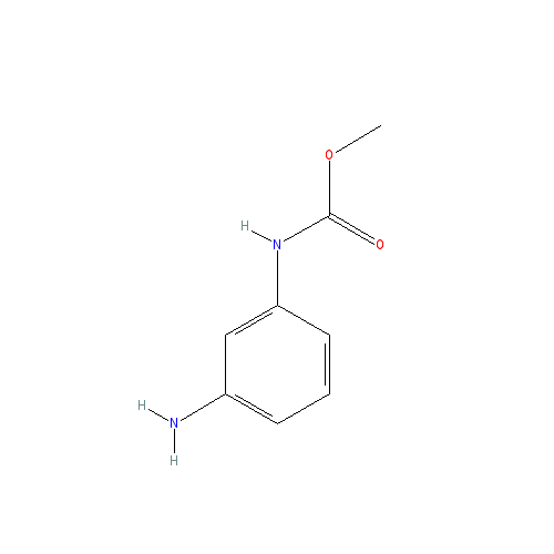 Chemical structure of (9H-fluoren-9-yl)methyl3-aminophenylcarbamate