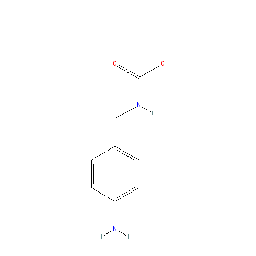 Chemical structure of (9H-Fluoren-9-yl)methyl 4-aminobenzylcarbamate