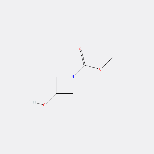 Chemical structure of (9H-Fluoren-9-yl)methyl 3-hydroxyazetidine-1-carboxylate