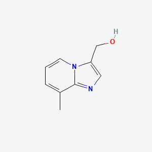 Chemical structure of (8-Methylimidazo[1,2-A]Pyridin-3-Yl)Methanol