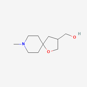 Chemical structure of (8-Methyl-1-oxa-8-azaspiro[4.5]decan-3-yl)methanol