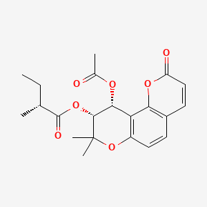 Chemical structure of (7R)-Methoxy-8-epi-matairesinol