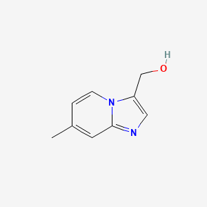 Chemical structure of (7-Methylimidazo[1,2-a]pyridin-3-yl)methanol
