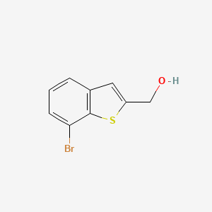 Chemical structure of (7-Bromobenzo[b]thiophen-2-yl)methanol