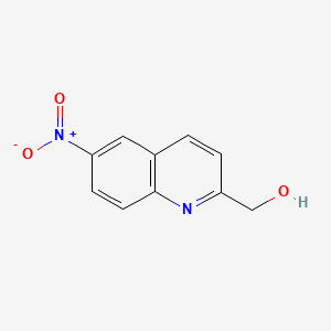 Chemical structure of (6-Nitroquinolin-2-yl)methanol