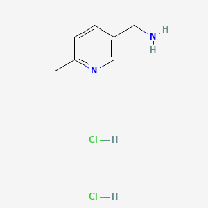 Chemical structure of (6-Methylpyridin-3-Yl)Methanamine Dihydrochloride