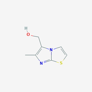 Chemical structure of (6-Methylimidazo[2,1-b]thiazol-5-yl)methanol