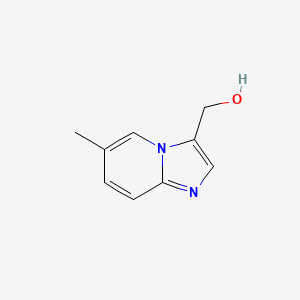 Chemical structure of (6-Methylimidazo[1,2-a]pyridin-3-yl)methanol