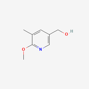 Chemical structure of (6-Methoxy-5-methylpyridin-3-yl)methanol
