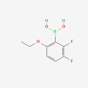 Chemical structure of (6-Ethoxy-2,3-difluorophenyl)boronic acid