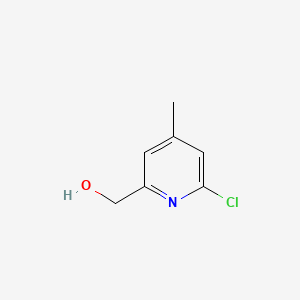 Chemical structure of (6-Chloro-4-methylpyridin-2-yl)methanol