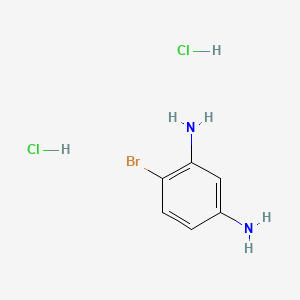 Chemical structure of (6-Bromopyridin-2-yl)methanamine dihydrochloride