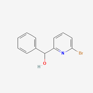 Chemical structure of (6-Bromopyridin-2-Yl)(Phenyl)Methanol