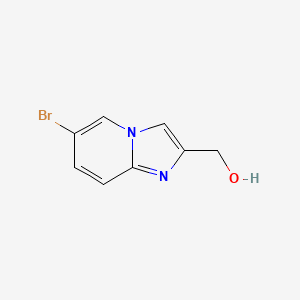 Chemical structure of (6-Bromoimidazo[1,2-a]pyridin-2-yl)methanol
