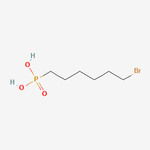 Chemical structure of 6-Bromohexylphosphonic acid
