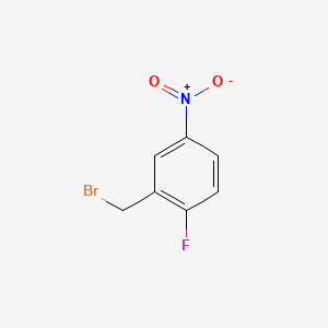 Chemical structure of (6-Bromo-5-fluoro-pyridin-3-yl)-acetic acid