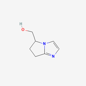 Chemical structure of (6,7-Dihydro-5H-pyrrolo[1,2-a]imidazol-5-yl)methanol
