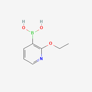 Chemical structure of (5-Methyl-6-methoxy-d6)-pyridine-3-boronic acid