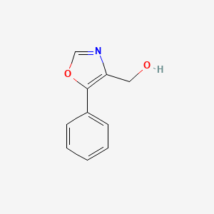 Chemical structure of (5-Phenyloxazol-4-yl)methanol