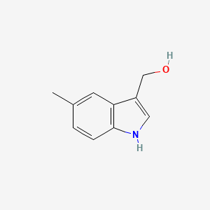 Chemical structure of (5-Methyl-1H-indol-3-yl)methanol