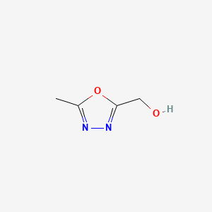 Chemical structure of (5-Methyl-1,3,4-oxadiazol-2-yl)methanol