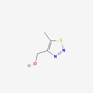 Chemical structure of (5-Methyl-1,2,3-thiadiazol-4-yl)methanol