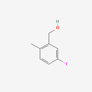 Chemical structure of (5-Iodo-2-methylphenyl)methanol