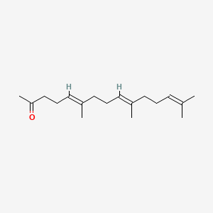 Chemical structure of Farnesyl acetone